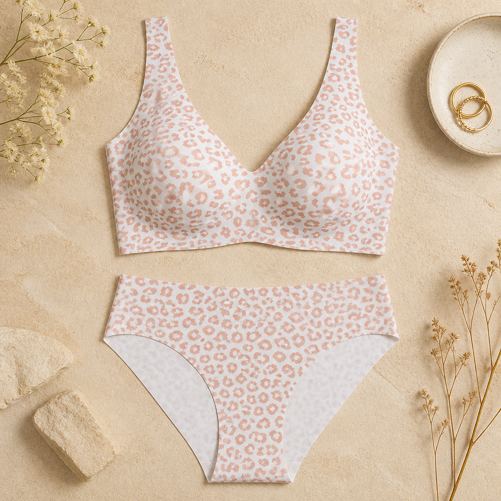 VeloraLift™ – Seamless Wire-Free Comfort Bra with Plunge V-Neck