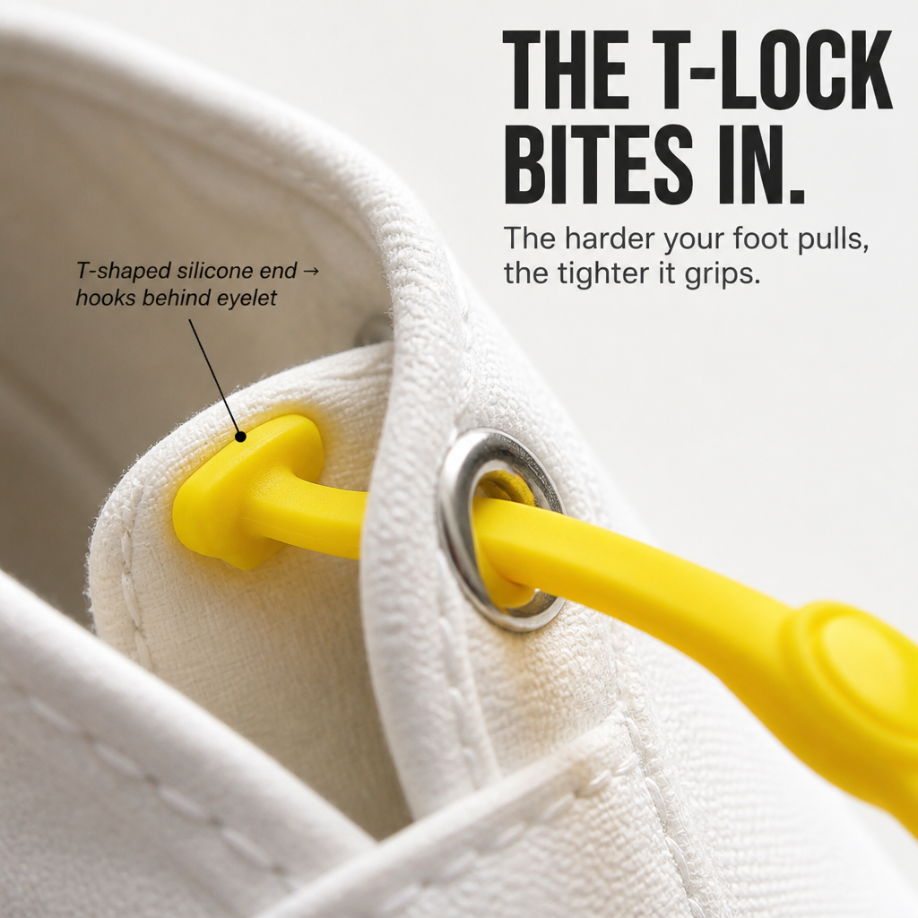 GlideFeet™ — Freedom from Tying, Comfort That Moves With You