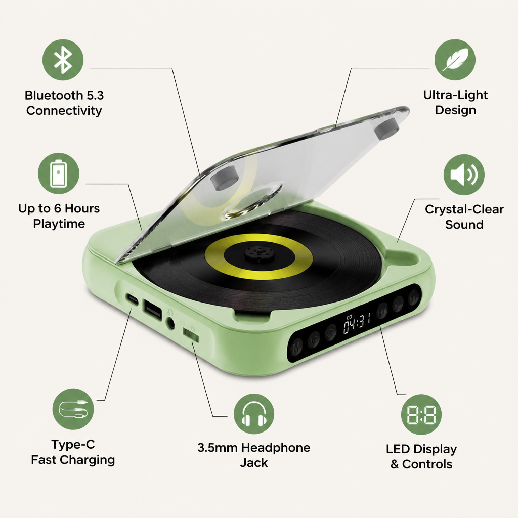 SonicPulse™ — Unleash True Music Freedom with Deep, Crystal-Clear Sound Anywhere