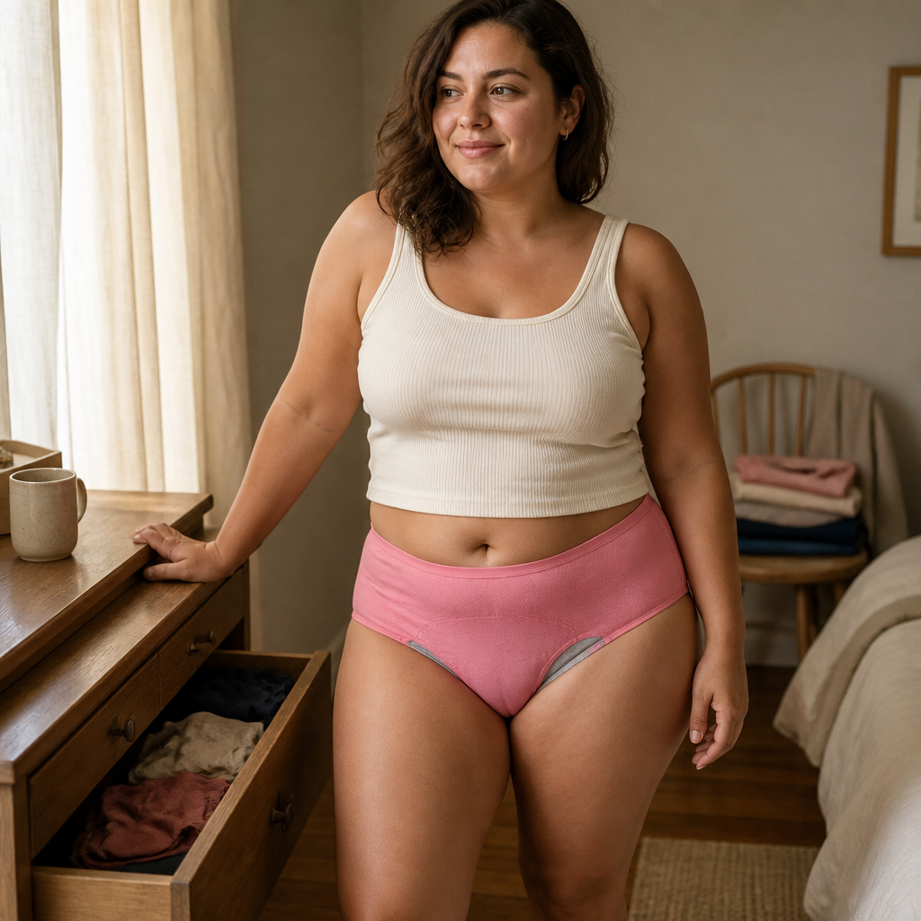 Lunelle™ – Breathable Leak-Resistant Mid-Rise Briefs (6-Pack, Mixed Colors)