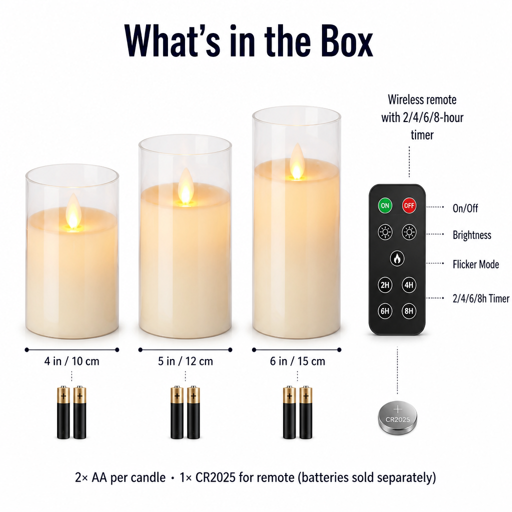 LumenaFlicker™ — Shine Like True Candles Without Fire, Mess, or Concern