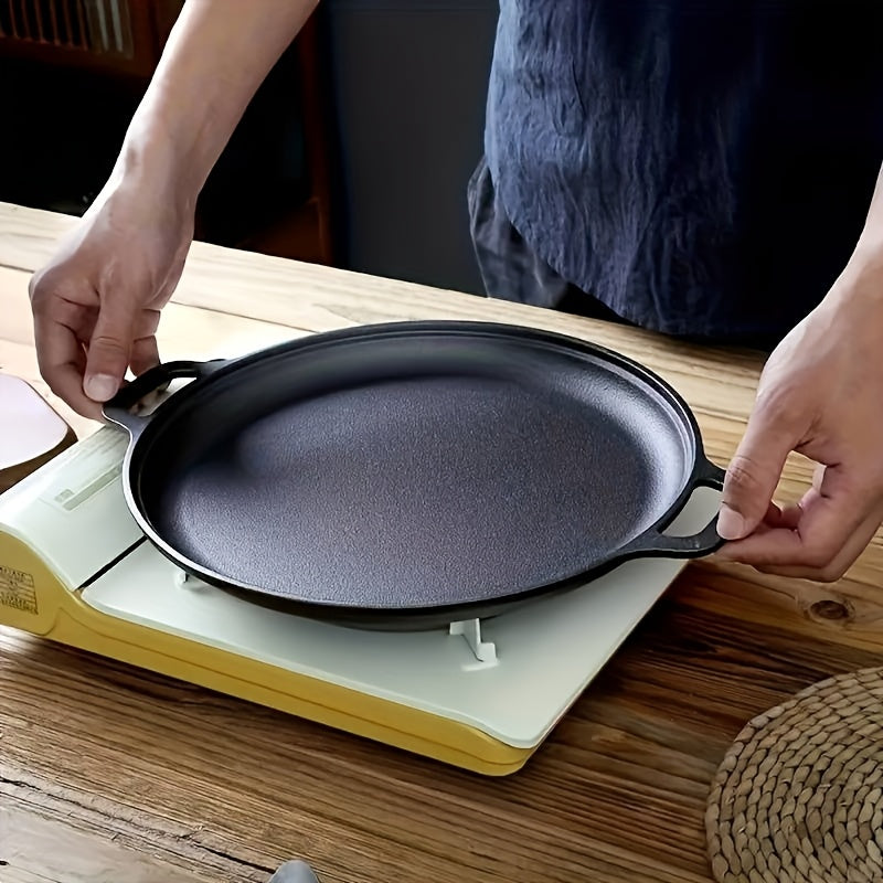 Versatile Cast Iron Griddle for Perfectly Even Cooking