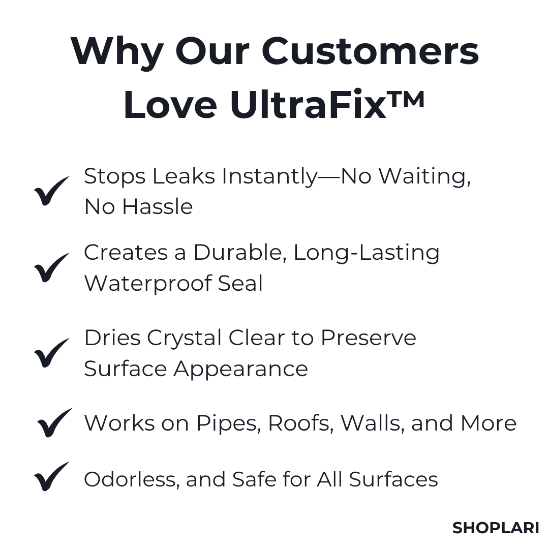 HydroGuard™ — Stop Leaks Instantly with a Clear, Lasting Shield