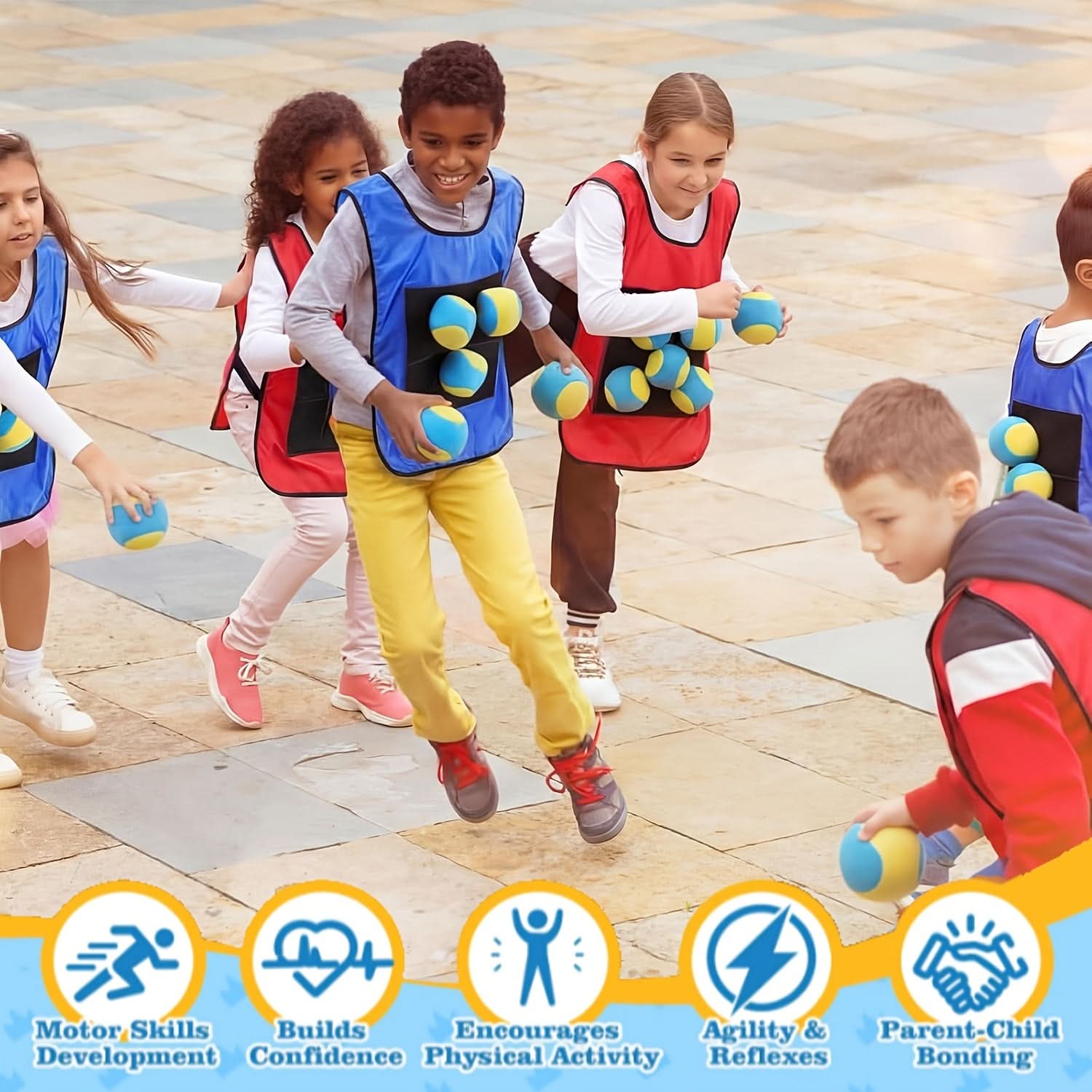 Safe Sticky Ball Game for Outdoor Play in the Backyard and Lawn