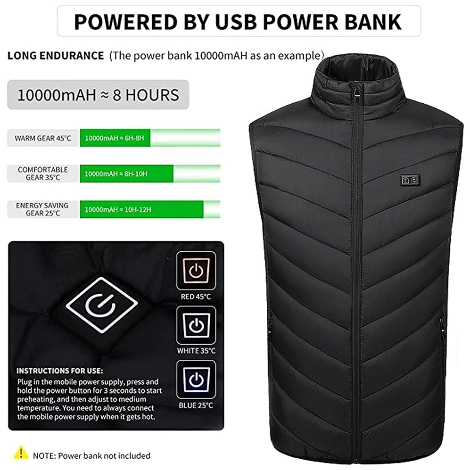 EmberFlow™ Heated Vest — Unleash Lightweight, Unstoppable Warmth That Boosts Energy and Melts Winter Aches