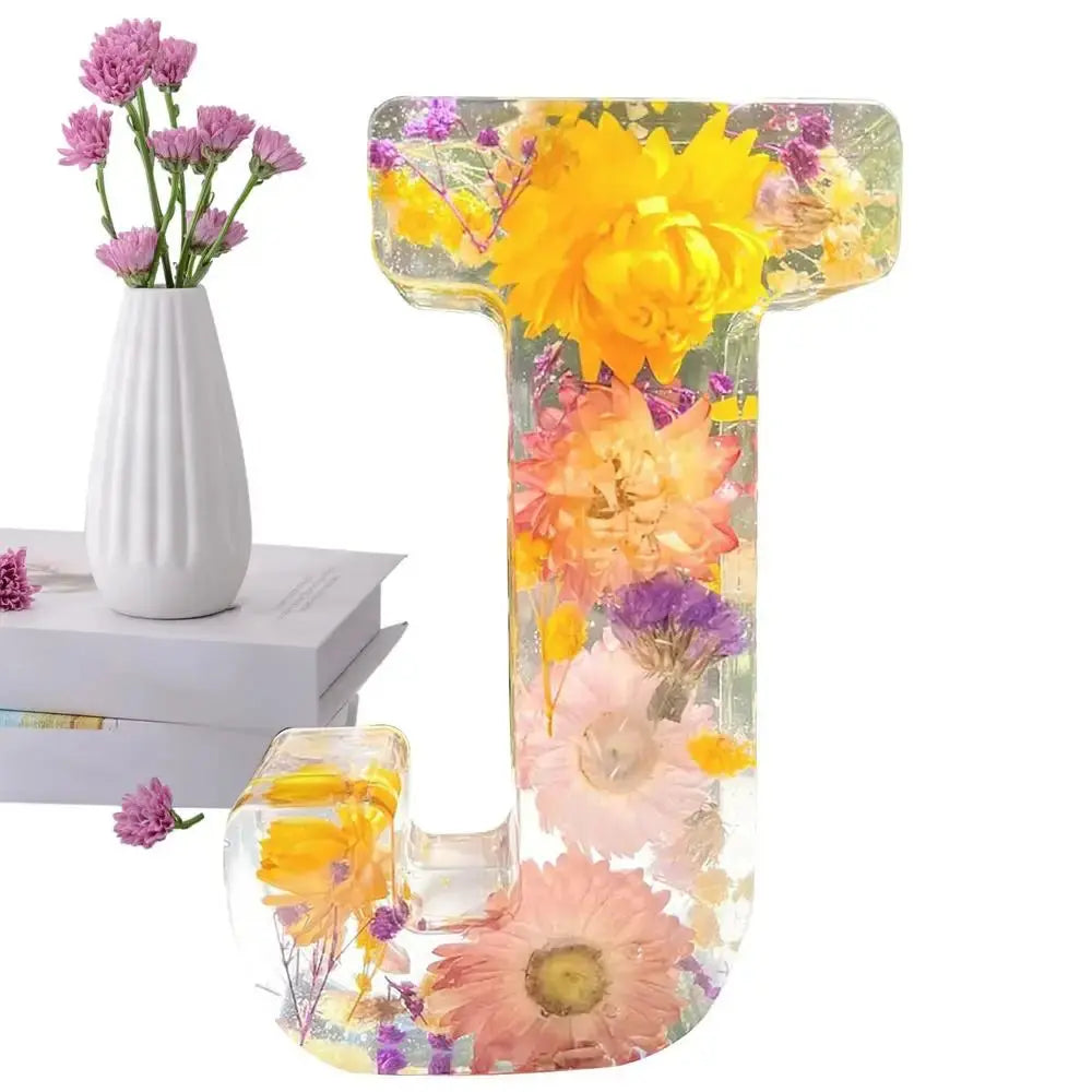 FloraLetter™ — Personalize Your Space with Handcrafted Floral Resin Art