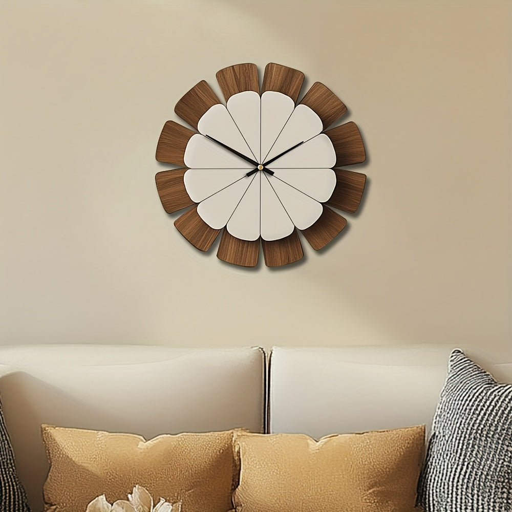 Serenity Circle – Elegant Silent Wooden Wall Clock