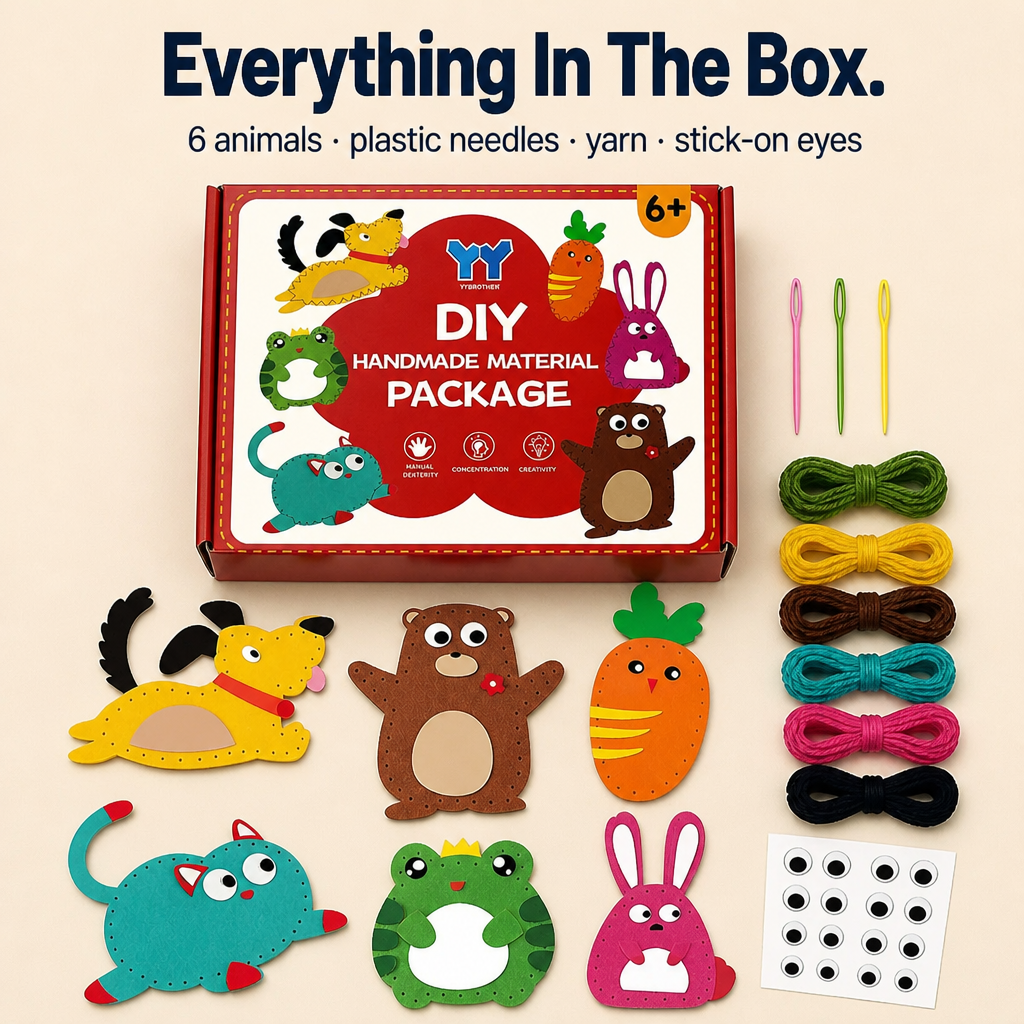 WhizKidz StitchCraft™ — Swap Screen Fights for Calm, Engaged Hands-On Focus That Endures