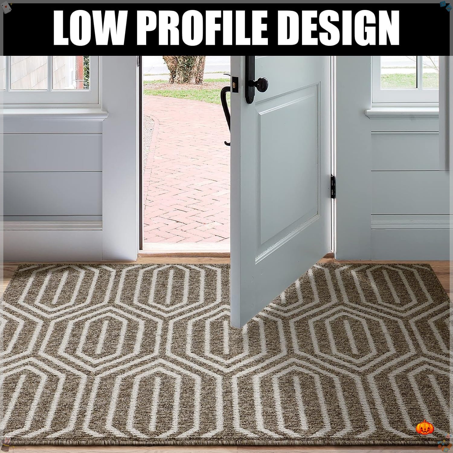 PlushGuard - Elegant Indoor Non-Slip Welcome Mat