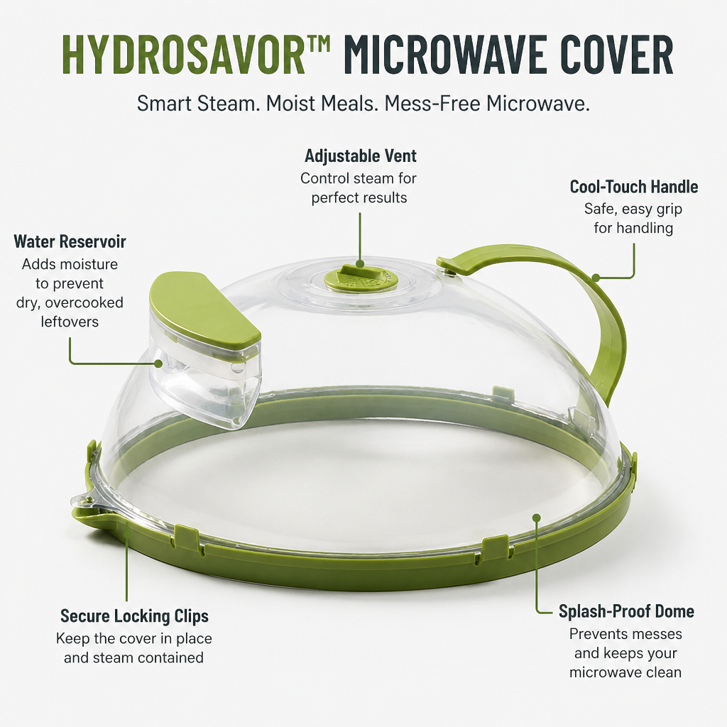 HydroSavor™ — Bring Leftovers Back to Life with Juicy, Mess-Free Perfection