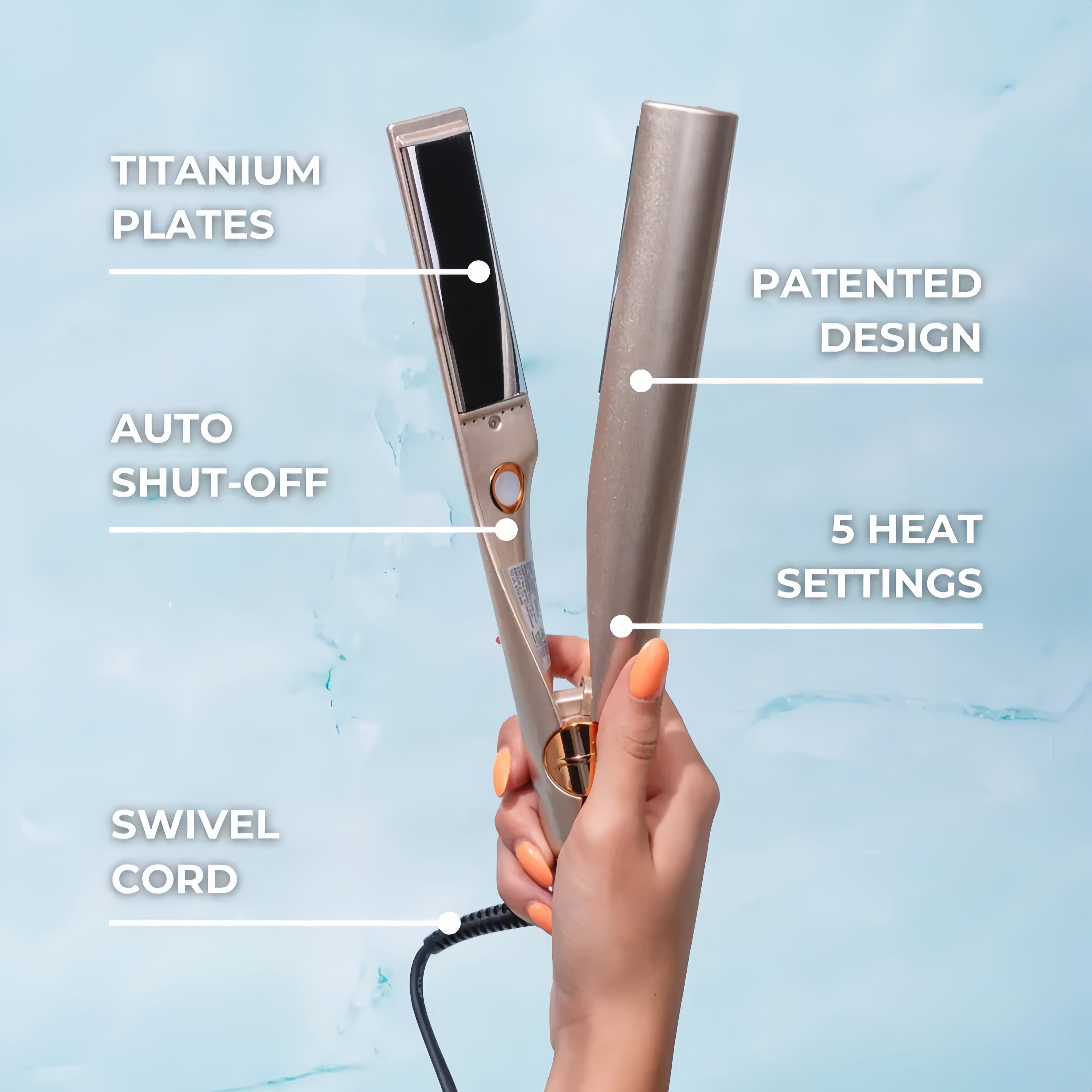 GlissaBelle™ 2-in-1 Styler — Effortless Glam That Turns Heads Every Morning