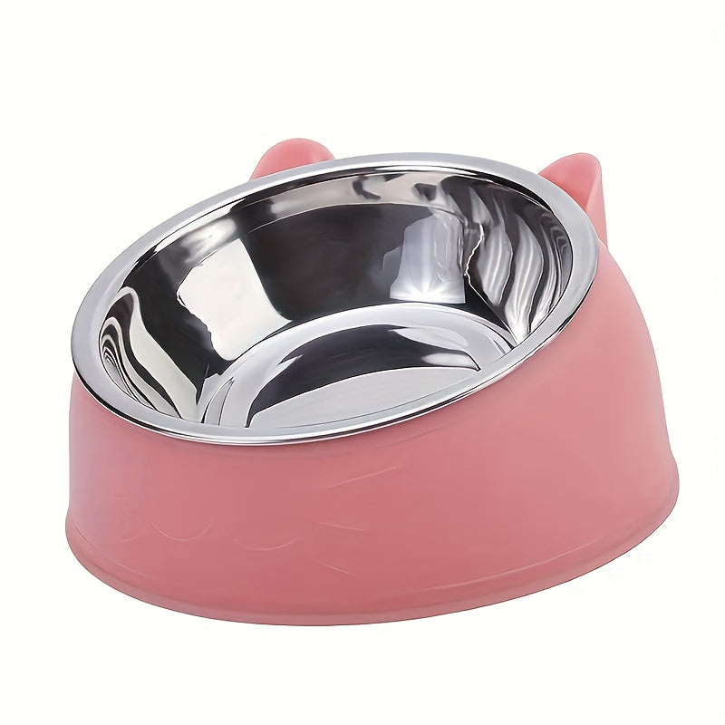PawPal - Elevated Stainless Steel Pet Feeding Station with Dual Bowls