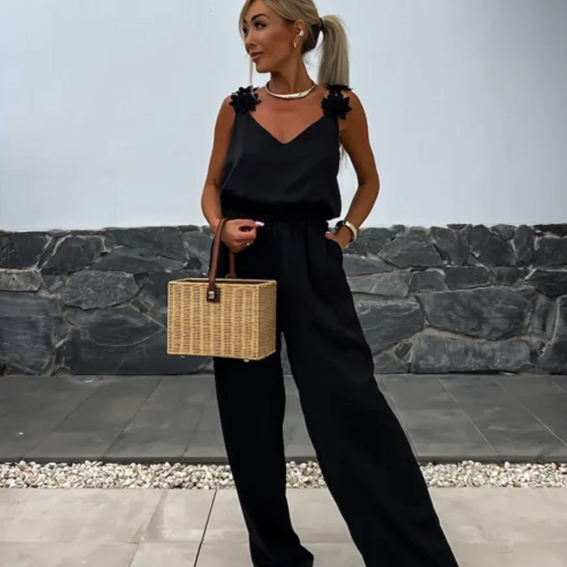 LumaLuxe™ Jumpsuit — Step Into Feather-Light Coolness and All-Day Stunning Confidence