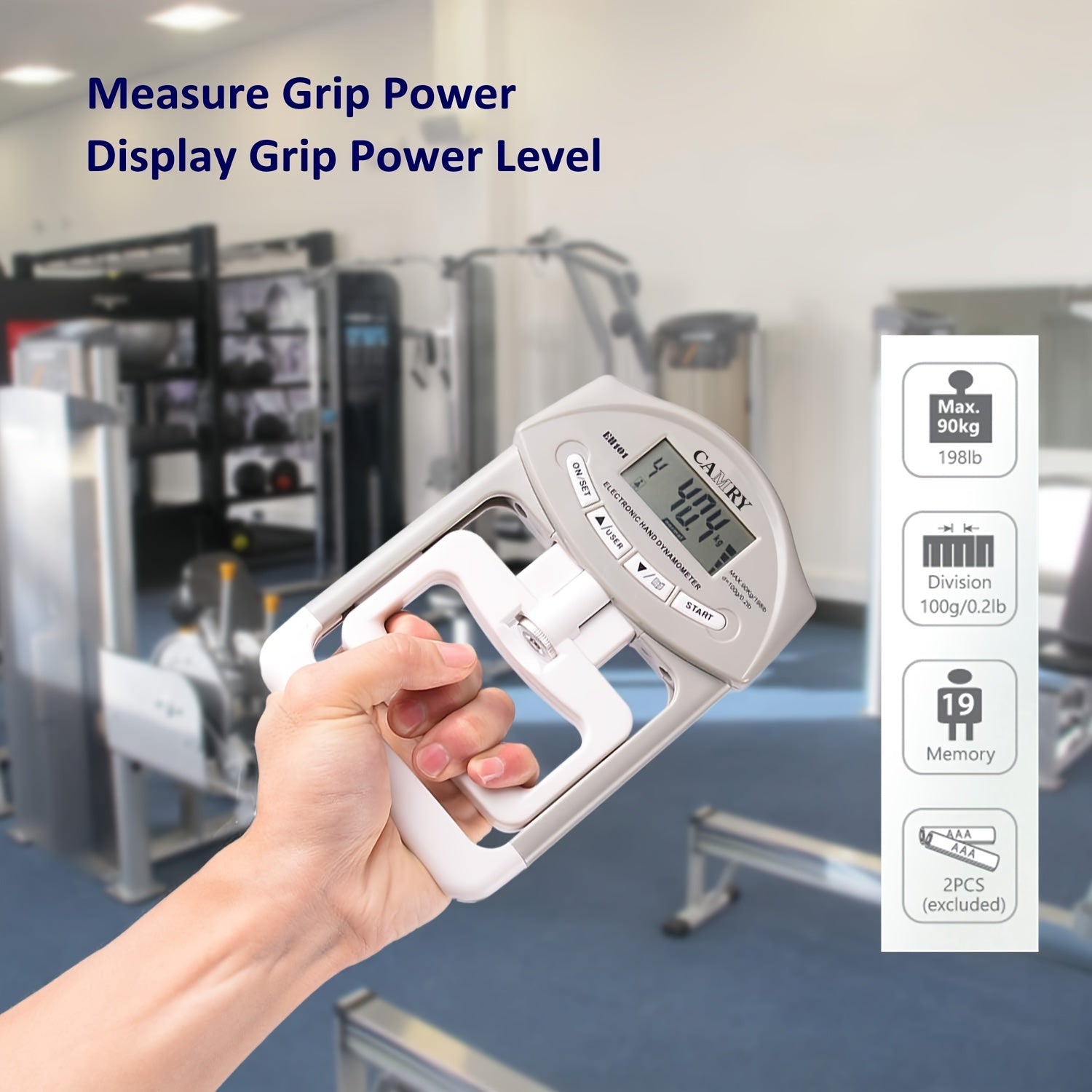 GripPower Plus – Smart Digital Hand Strength Tester