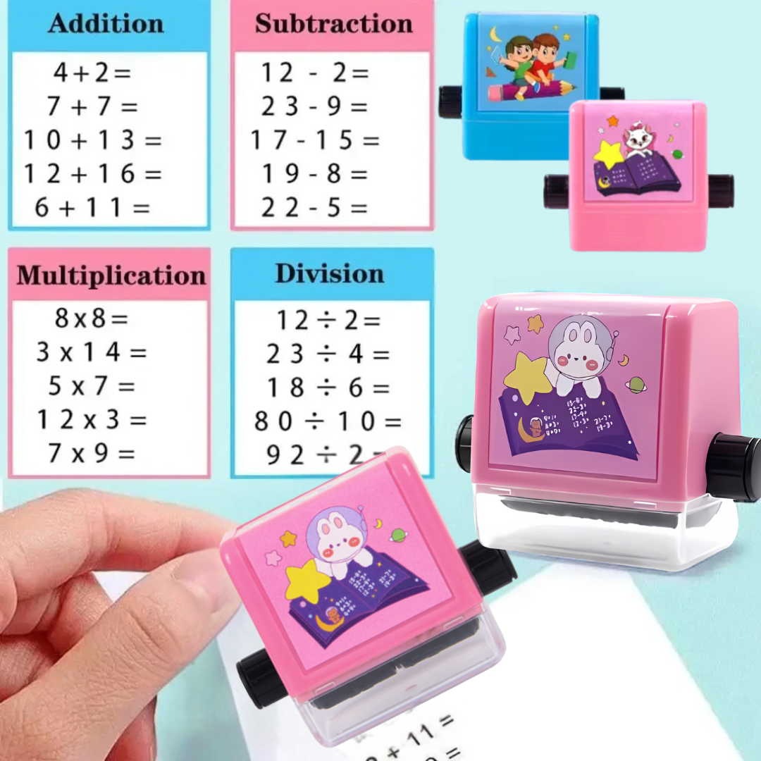 TurboMath™ Stamp — Ignite Your Child’s Joy and Confidence in Math Mastery Fast