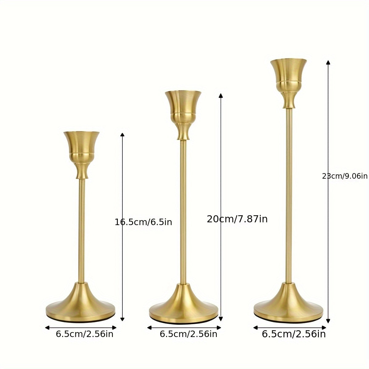 AmberGlow Collection – 6 Vintage-Inspired Candle Holders