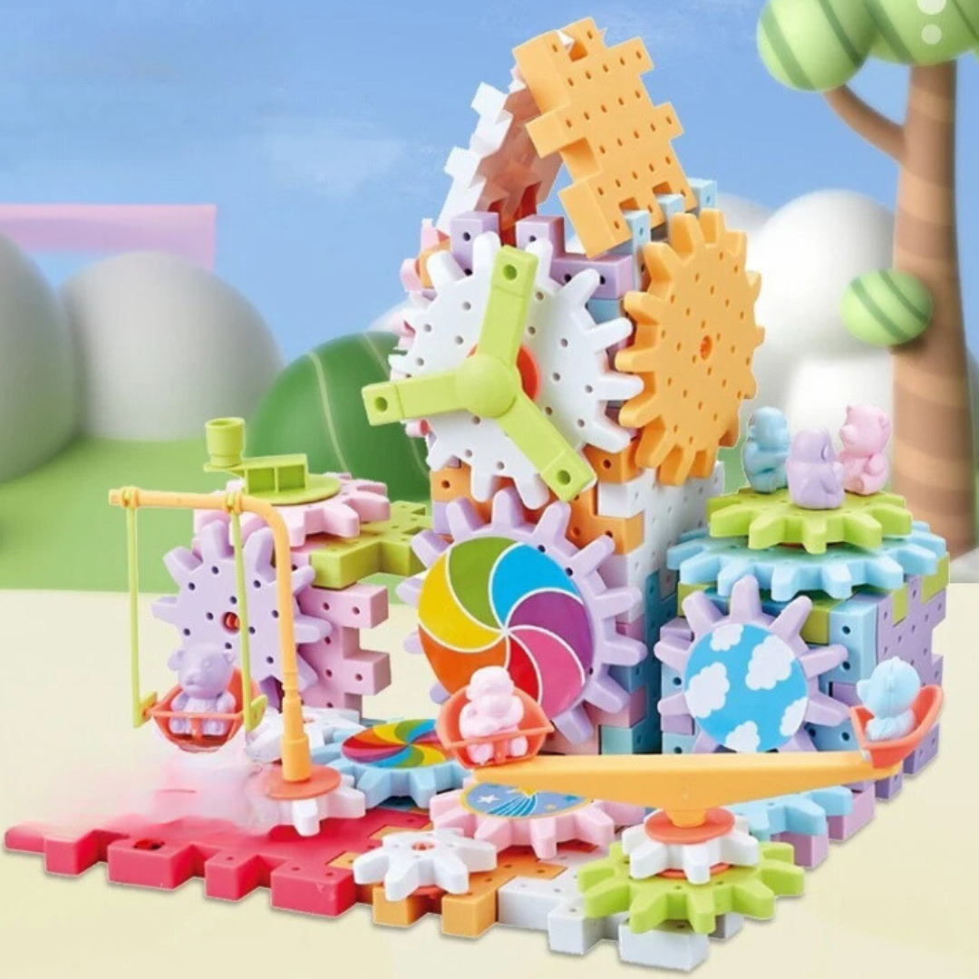 Dynamic GearBuilder™ — Ignite Your Child’s Genius with Every Build and Spin