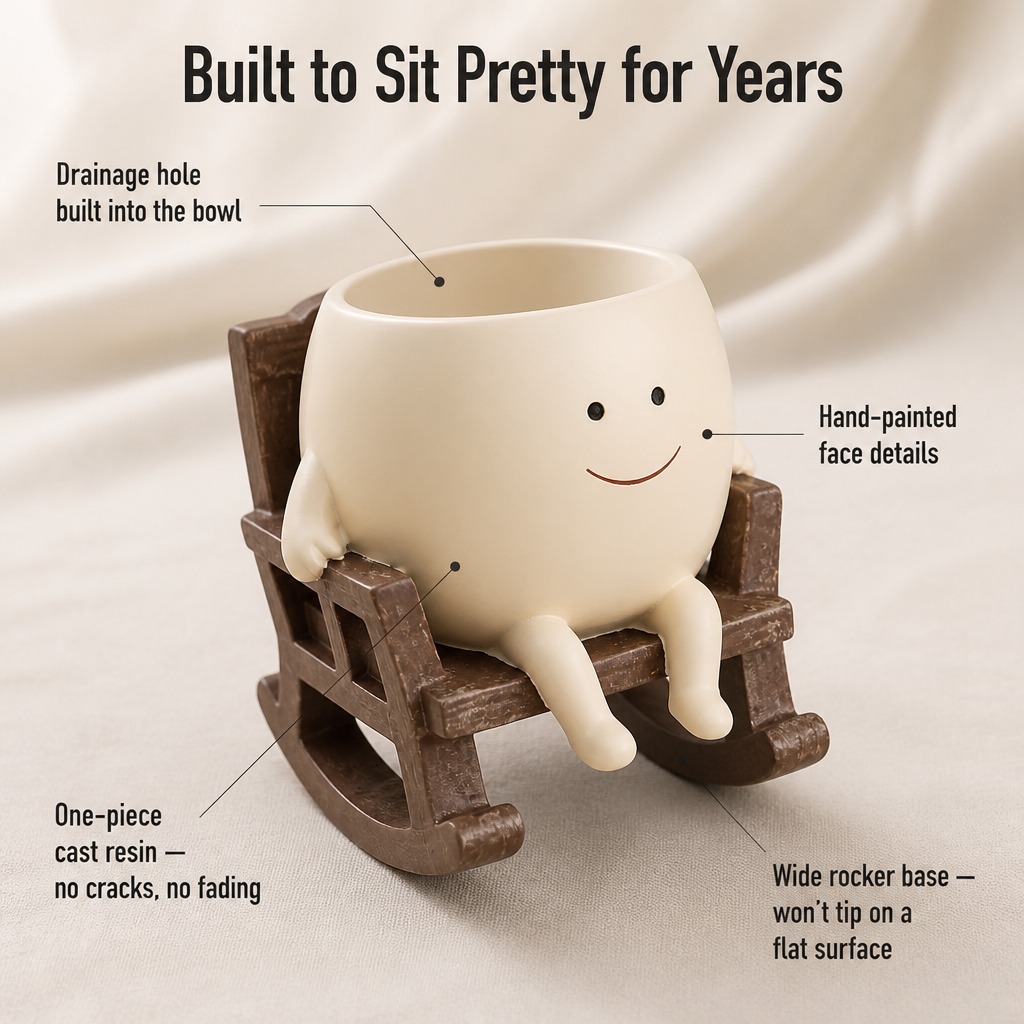 VivaChairs™ — Transform Any Succulent Into a Grinning Desk Companion Instantly