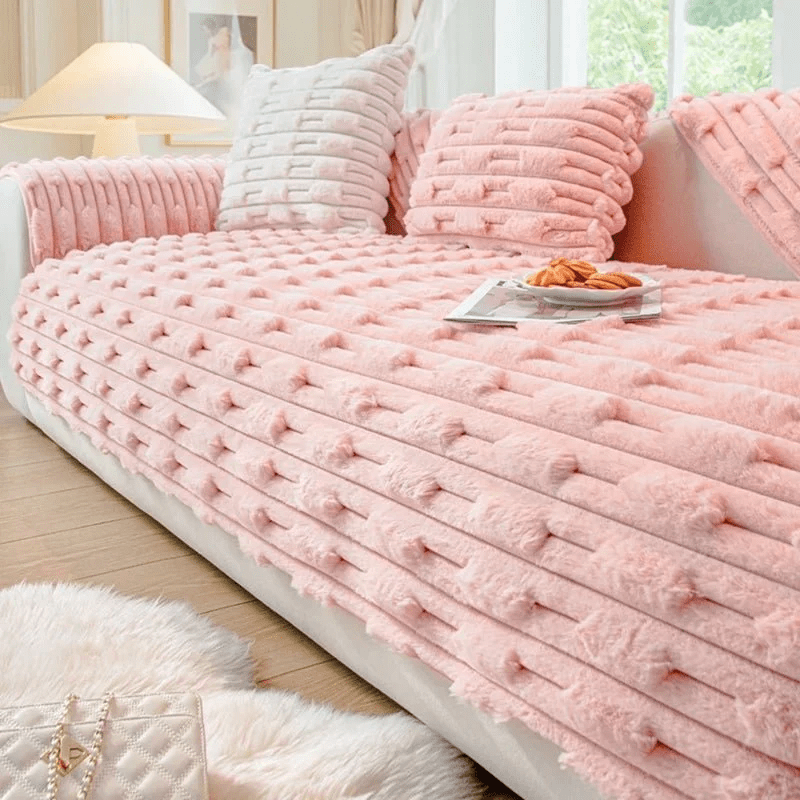 CozyAura™ Velvet Sofa Wrap — Wrap Your Sofa in Irresistible Warmth and Lasting Protection