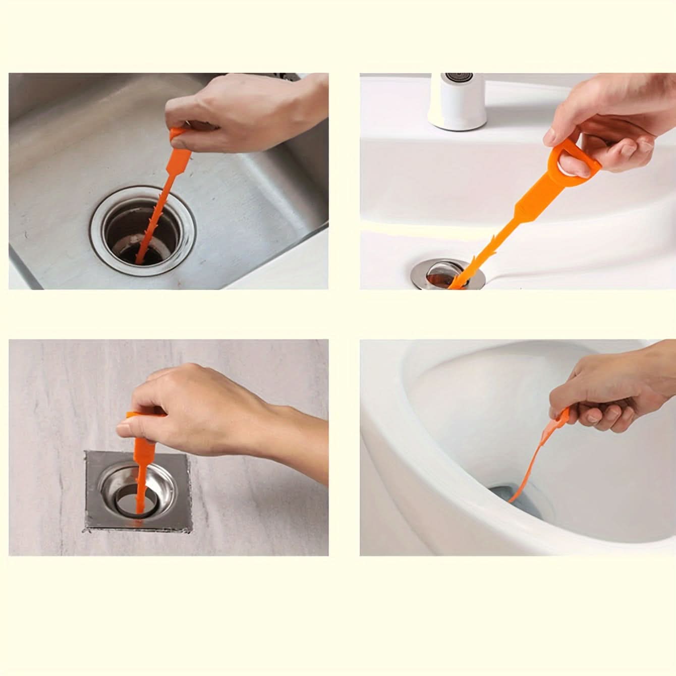 Hair Clog Eliminator Tool for Drains