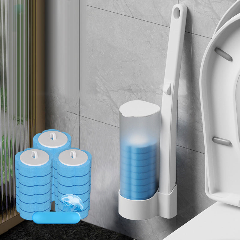 Disposable Toilet Scrubber | Antibacterial | Hygienic Sponge Heads | CleanClick