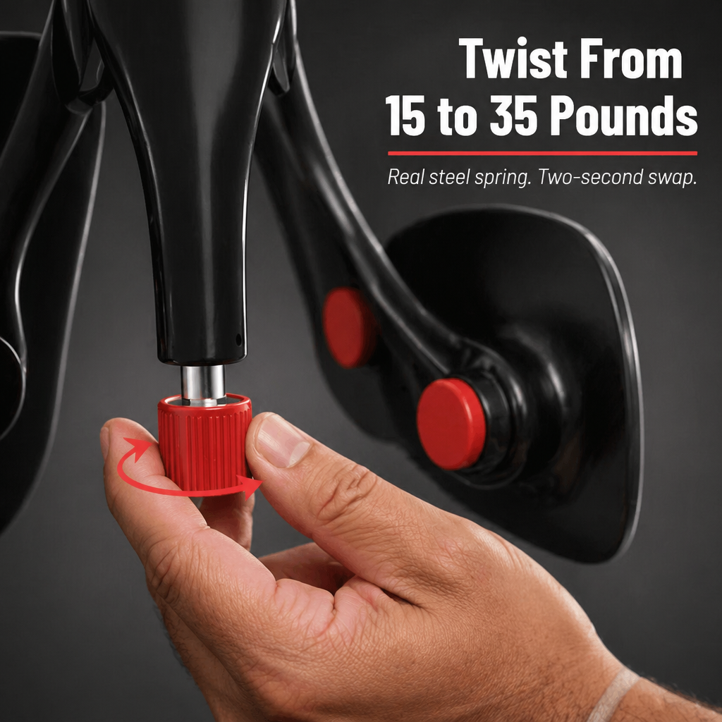 StrongFlex™ — Work Adductors, Chest & Core Wherever You Can Sit