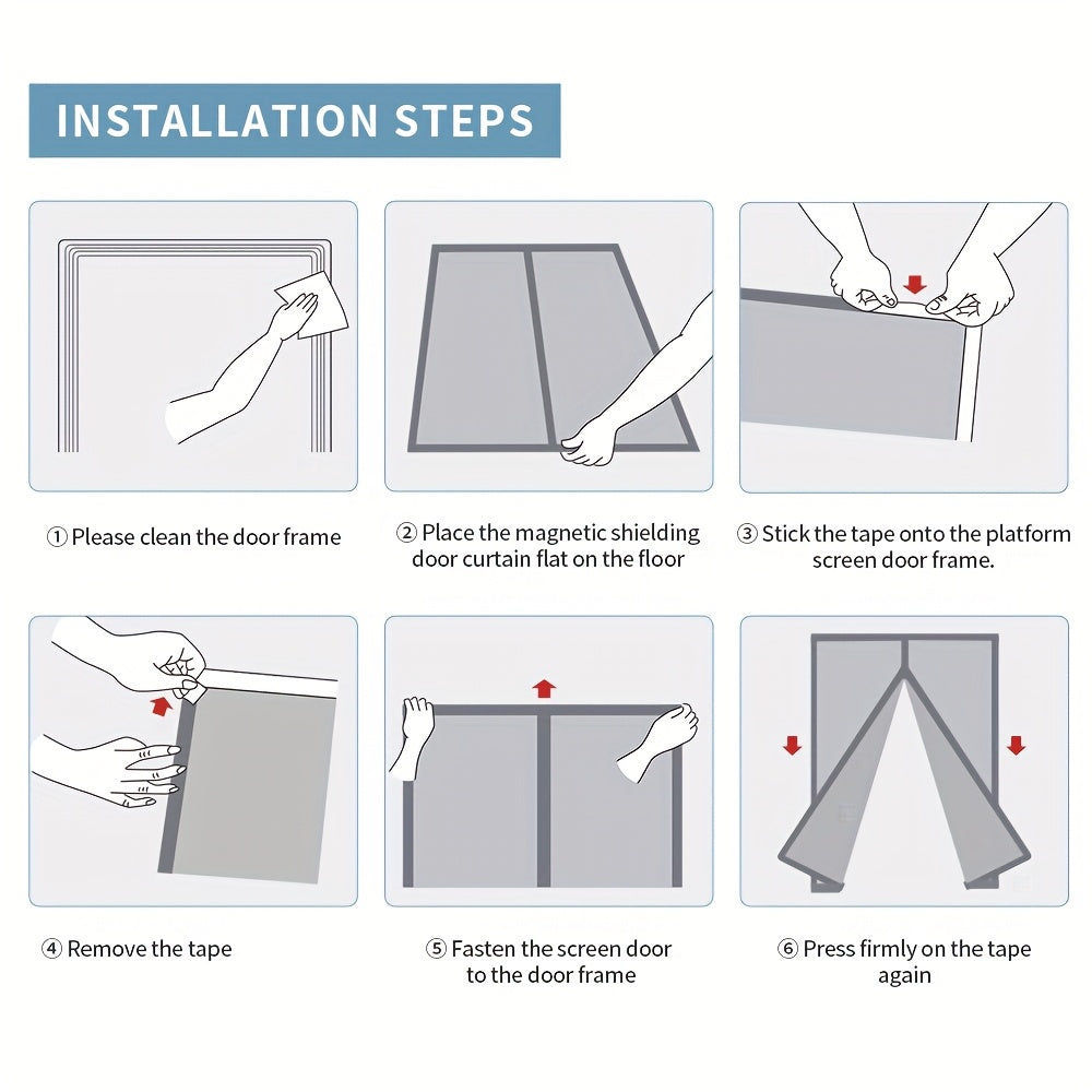InsectGuard – Hands-Free Magnetic Screen for Doorways