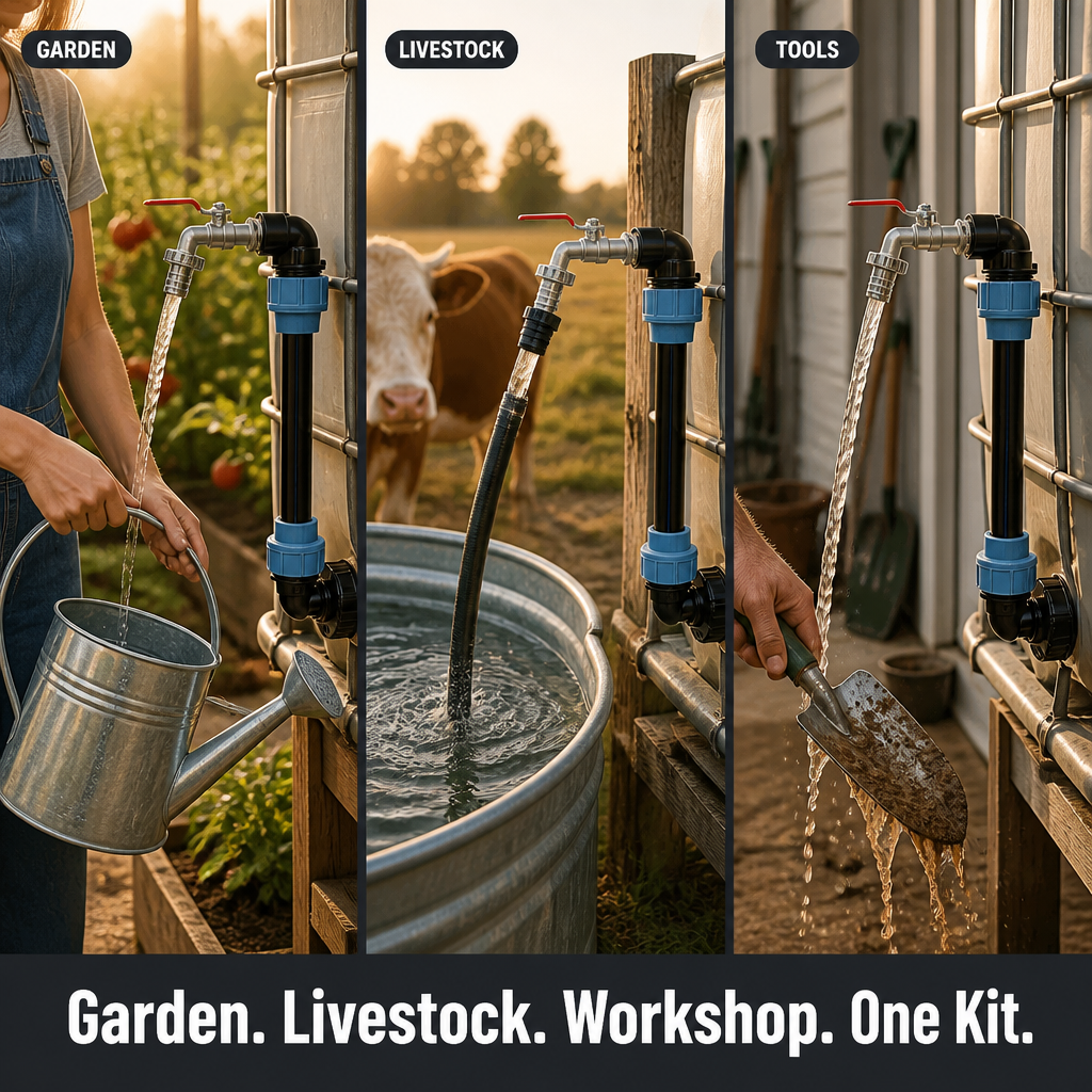 HydroMaster™ — Swap Out Your Cracked IBC Tap and Stop the Leaks Permanently