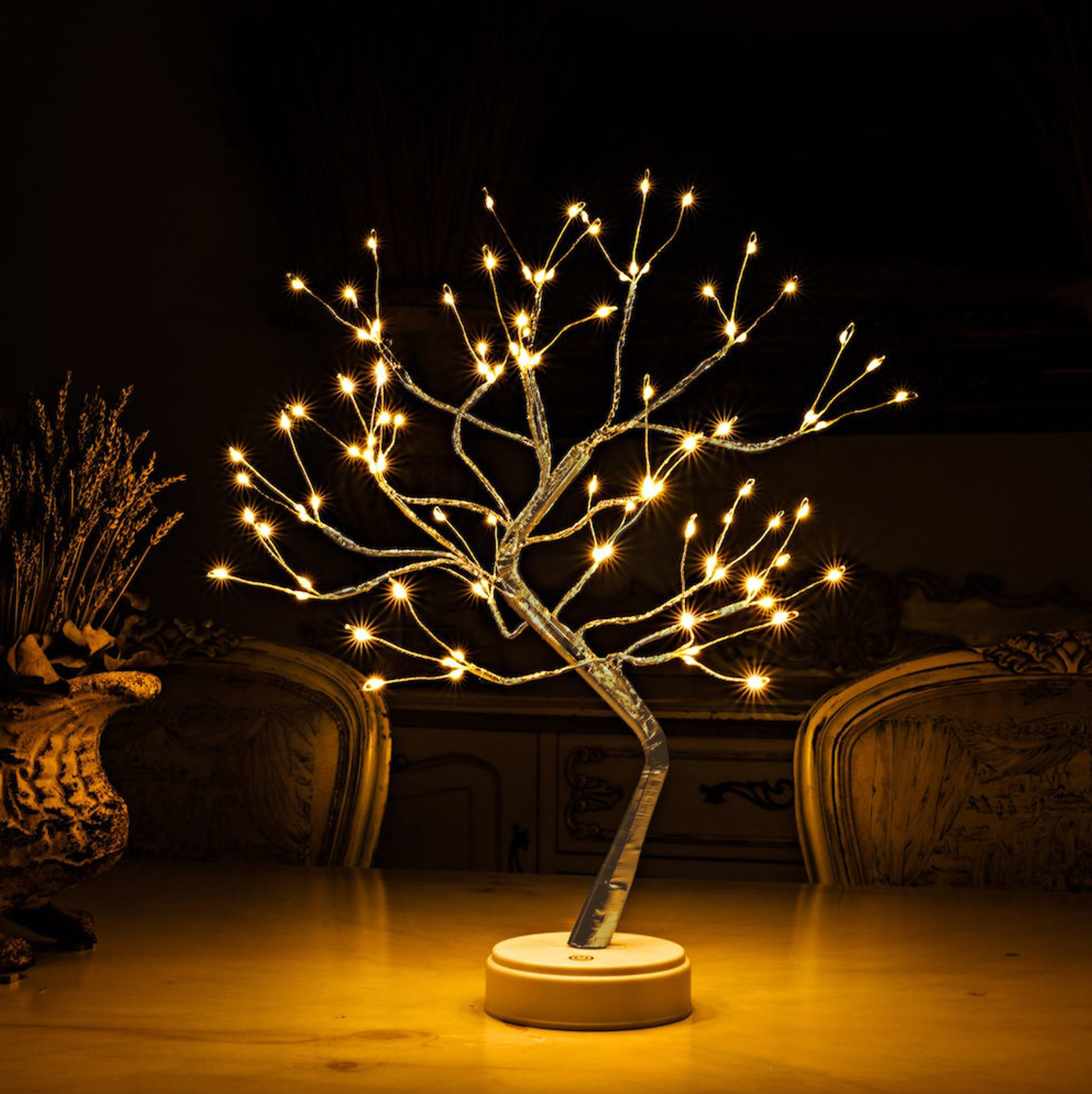 Magical Light Tree – Calming LED Cordless Table Lamp – Distinctive Design with Flexi Branches