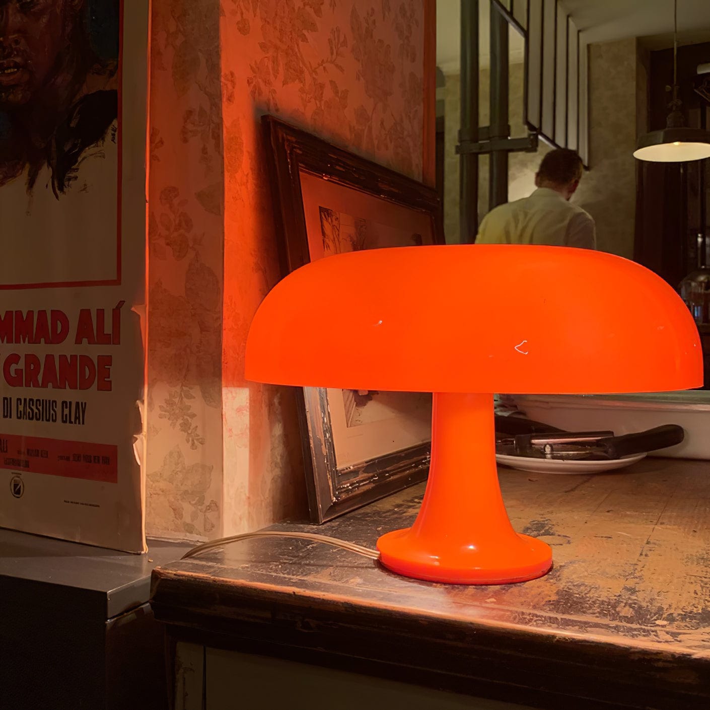 Nordic mushroom-shaped table lamp