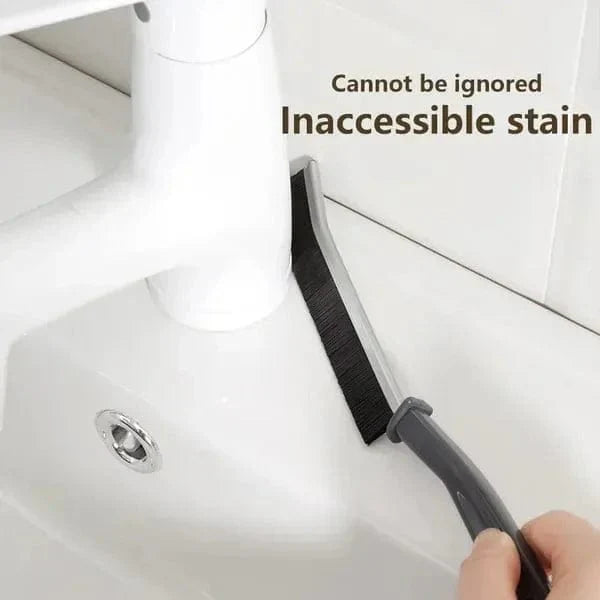 Hard Bristle Grout Cleaning Brush | Kitchen & Bathroom Tiles | Ergonomic Handle