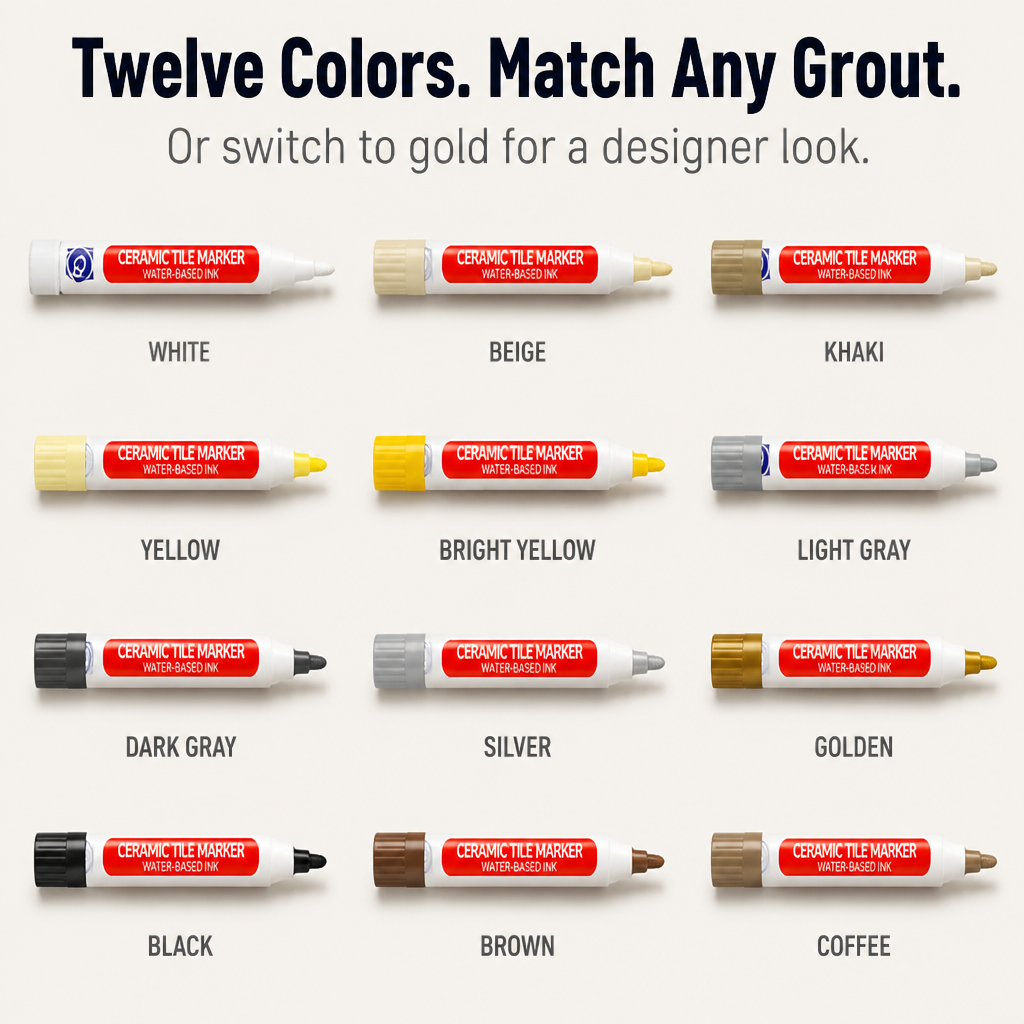 BioShieldSeal™ — Restore Yellowed Grout Lines to Fresh White in 20 Minutes