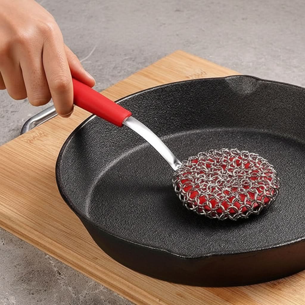 Stainless Steel Grill Cleaner with Bristle-Free Design