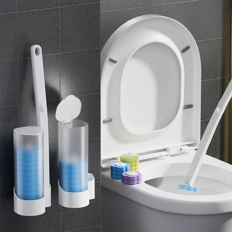 Disposable Toilet Scrubber | Antibacterial | Hygienic Sponge Heads | CleanClick