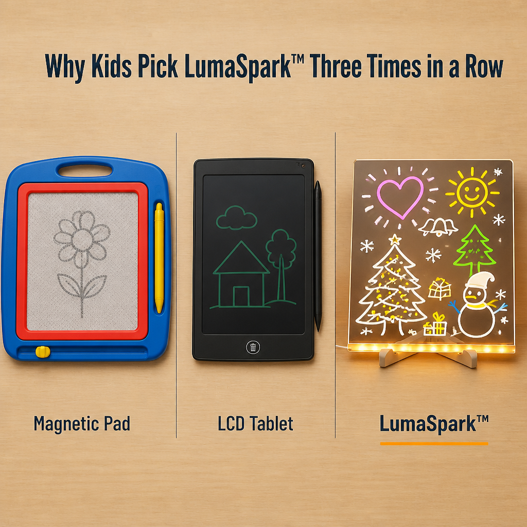 LumaSpark™ — Illuminate Their Artwork and Get Them Away from the Tablet