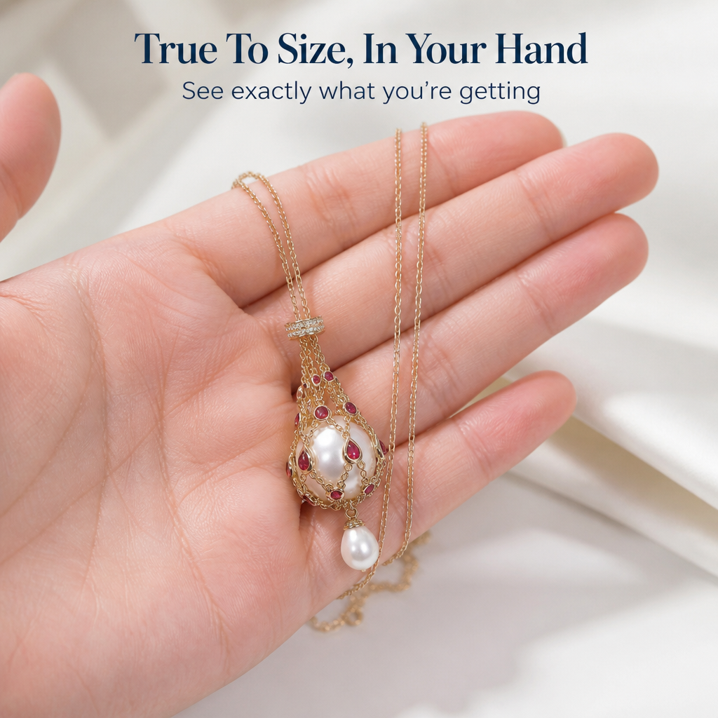 VivaLuxe™ Pearl Pendant — Ignite Your Unique Glow and Own Every Room