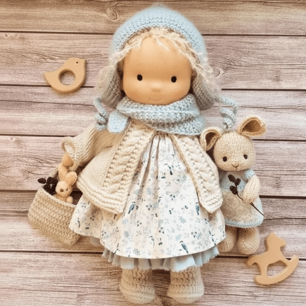 Crafted Cotton Playmate Doll for Imaginative Adventures