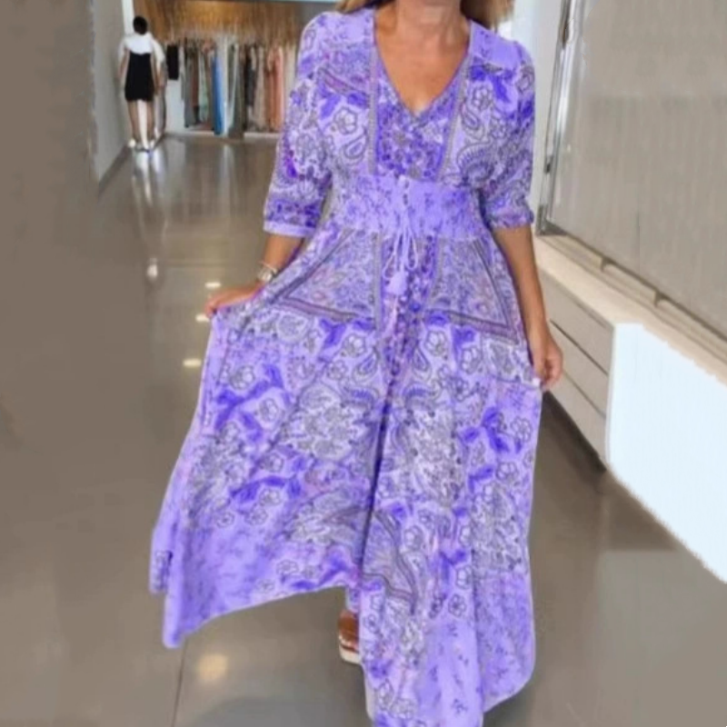 Fleurina™ Floral Dress — Airy-Soft Silhouette That Shows Off Every Curve with Bright Confidence