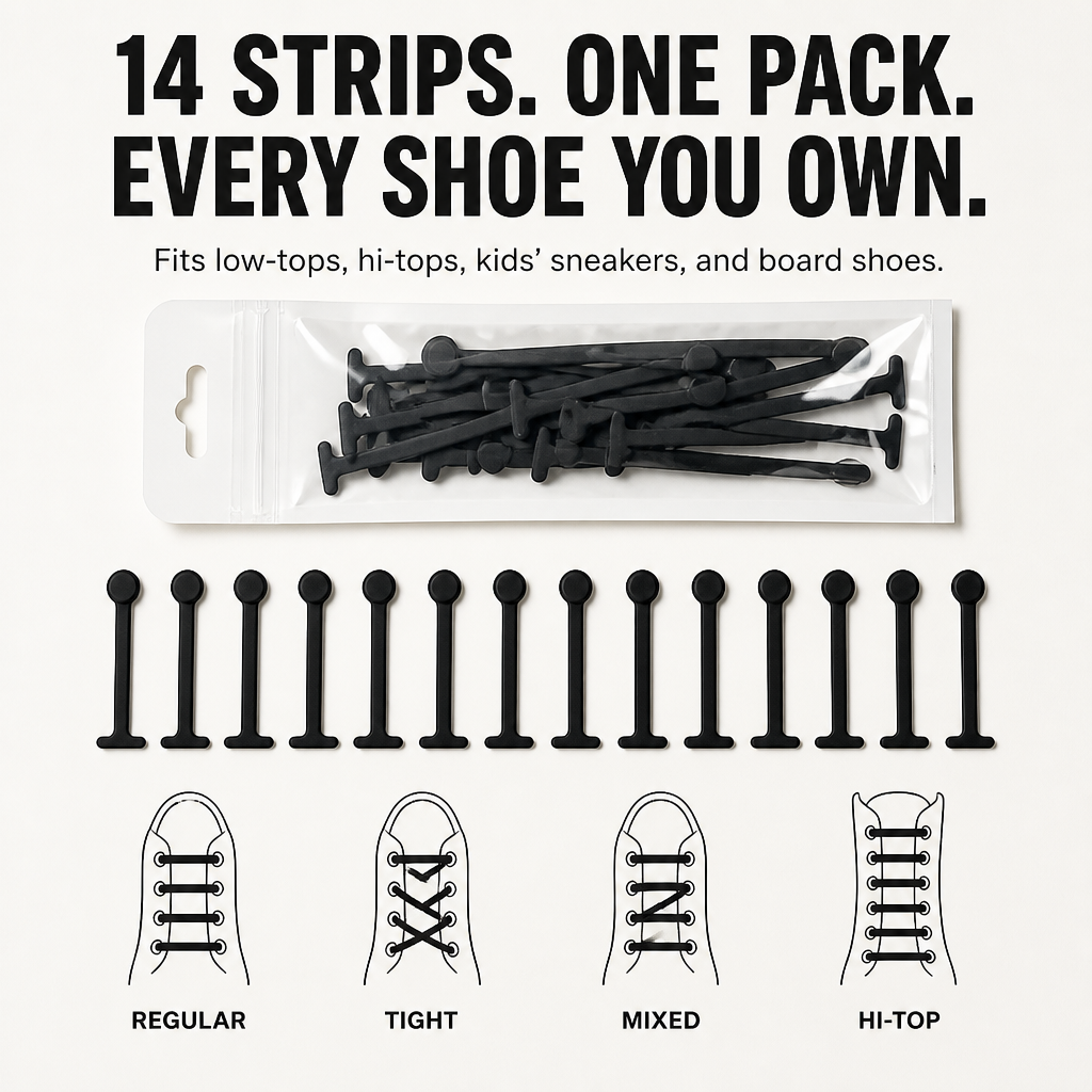 GlideFeet™ — Freedom from Tying, Comfort That Moves With You