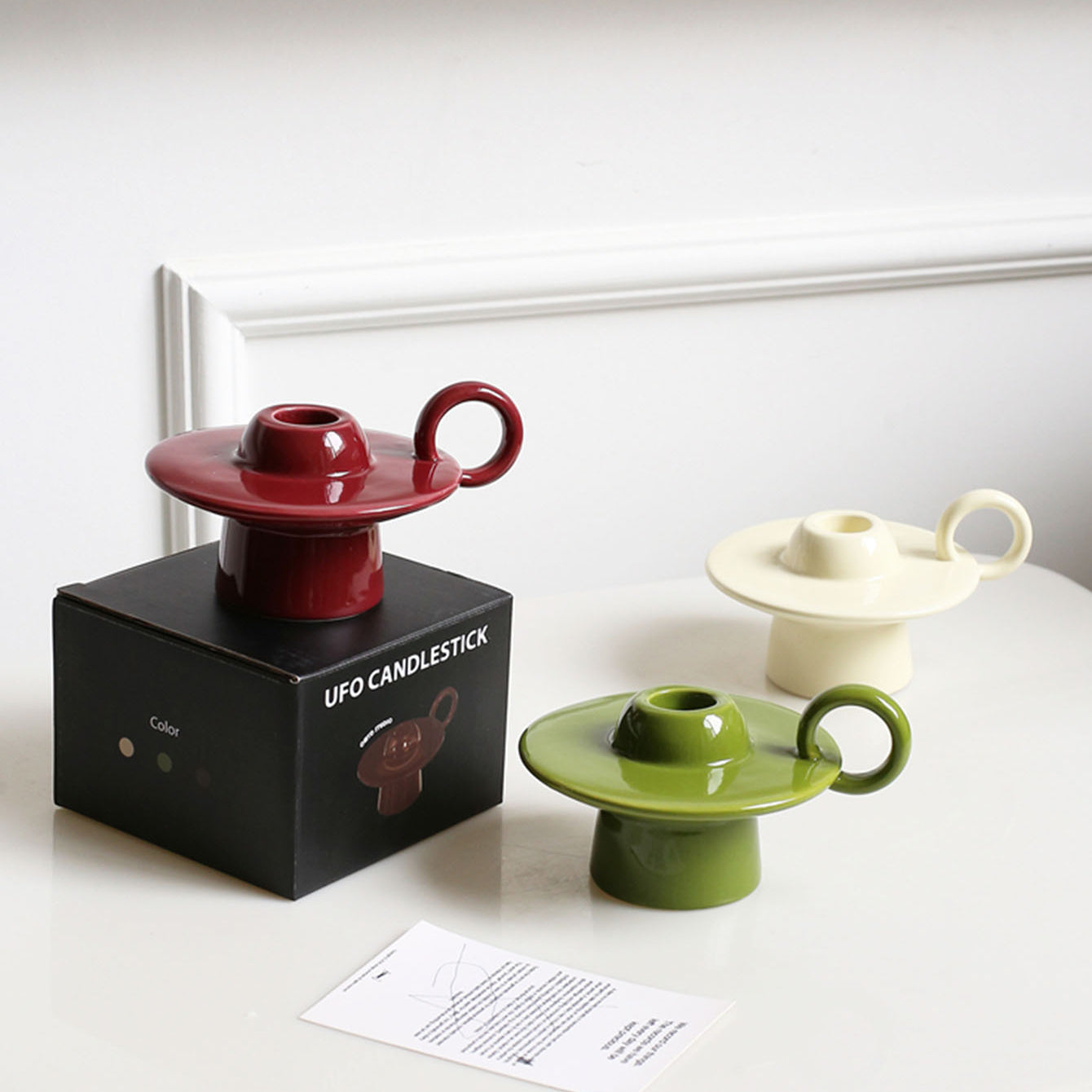 Celestial Charm – Vintage UFO Candle Holder