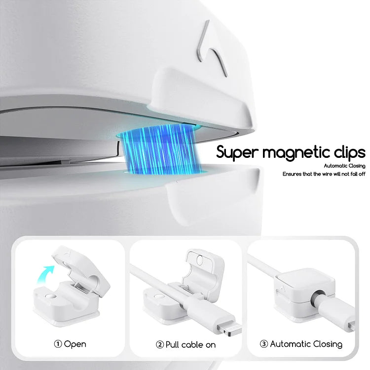 NexaSnap™ Magnetic Cable Keeper — Snap Your Cables Into Effortless, Clutter-Free Control