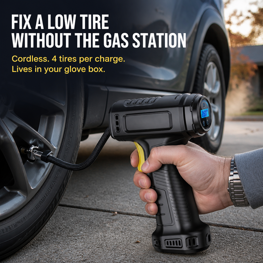 BlazeAir™ — Fill Any Tire on Any Roadside in Less Than 4 Minutes