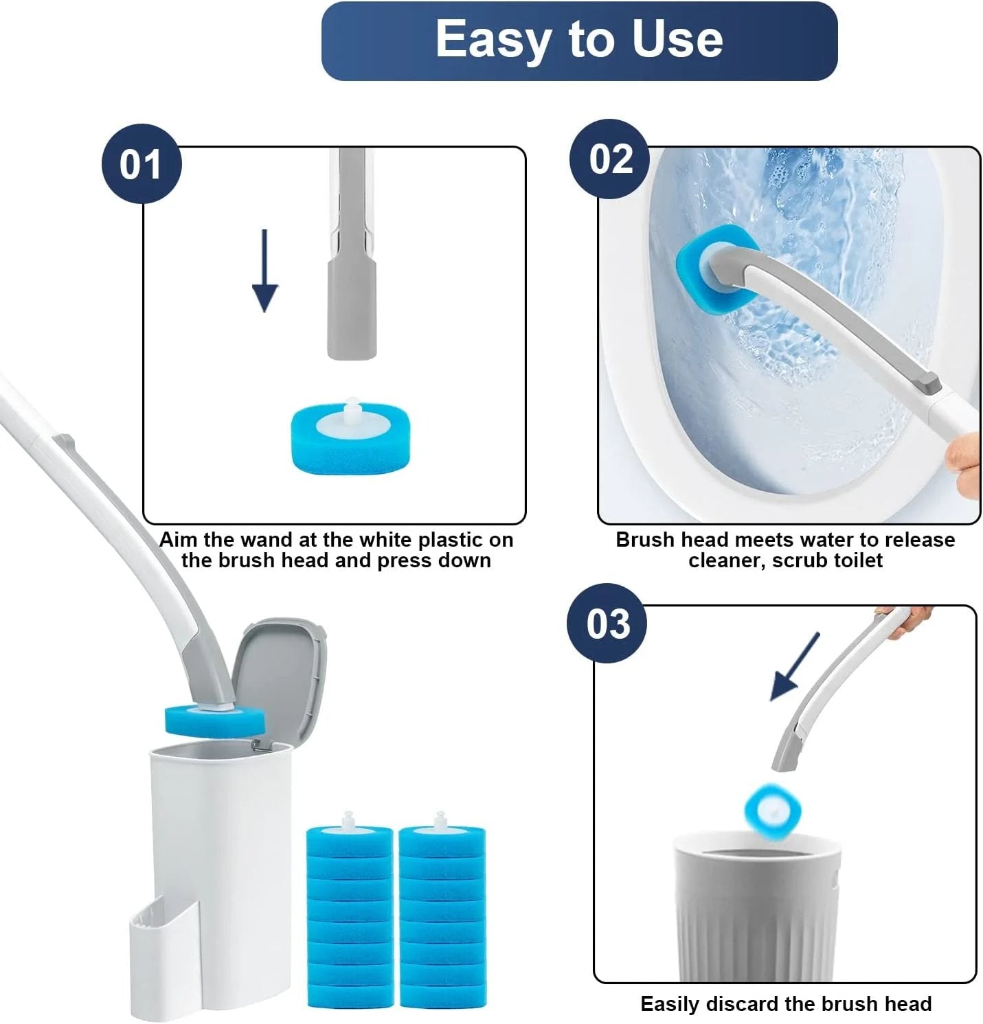 AquaPure™ — Effortless Deep Clean for a Fresh, Germ-Free Bathroom Every Time