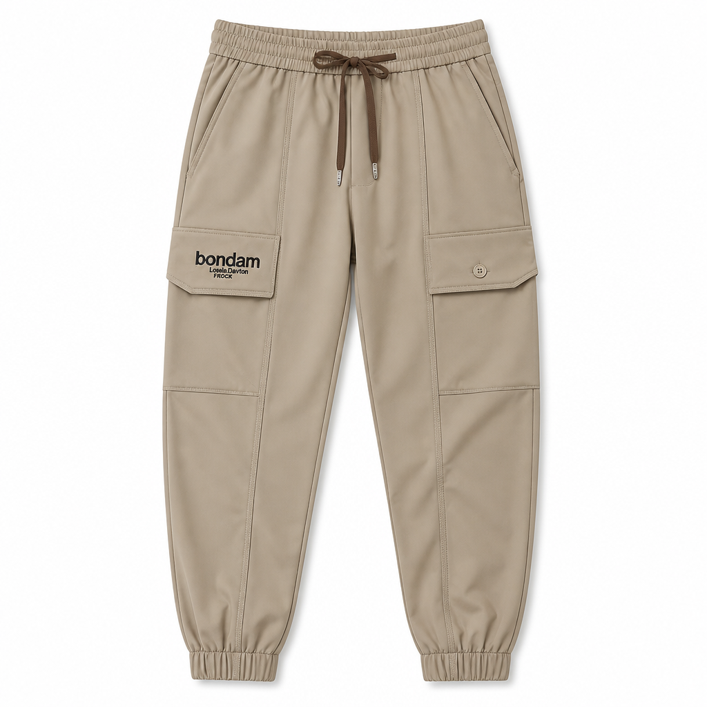 FitEase™ – Cargo Joggers with Tapered Legs and Stretch Drawstring Waist