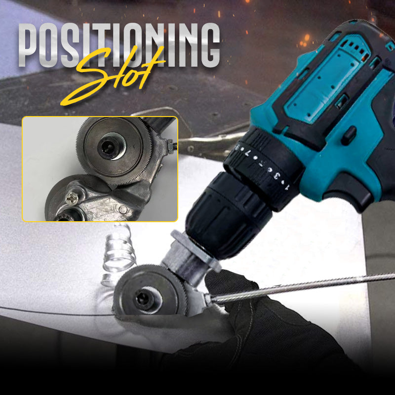 RazorGear™ — Transform Your Drill into a Safety-First, Effortless Metal-Cutting Powerhouse