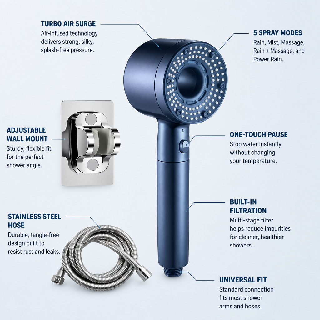 VivantPure™ — Recharge Your Senses with Silky, Powerful Showers That Glow