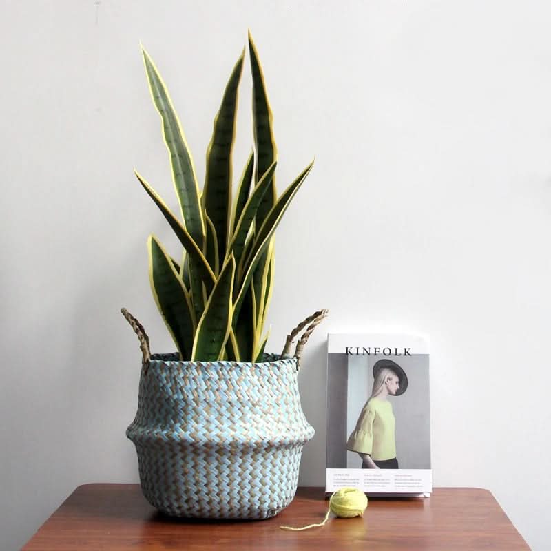 Wicker Storage Basket - Bohemian Style Organizer