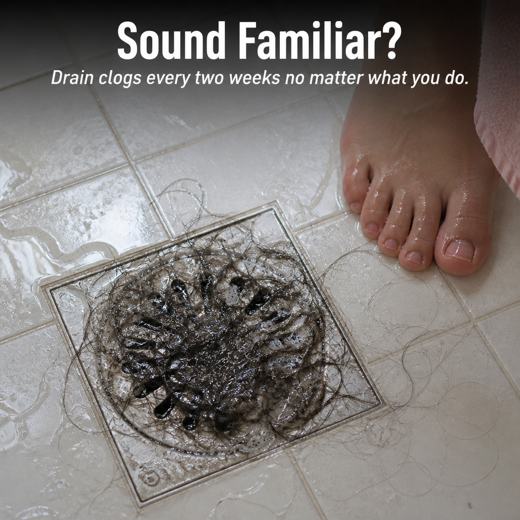 DrainGuard™ — Prevent Hair Blockages Before They Ruin Your Shower Drain
