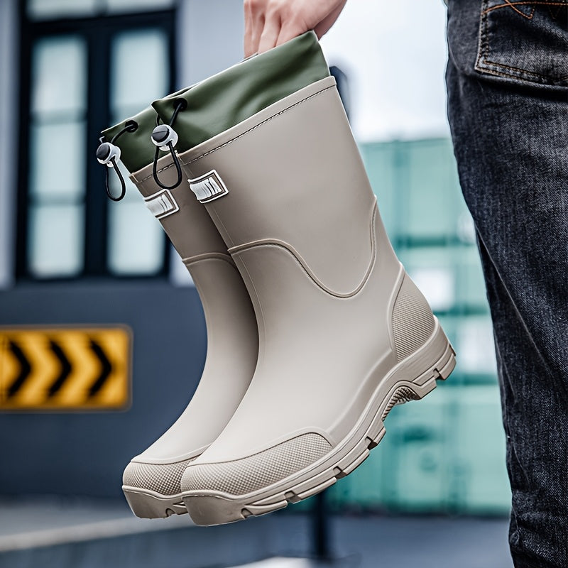 AquaGuard - Sturdy Mid-Calf Waterproof Footwear for All