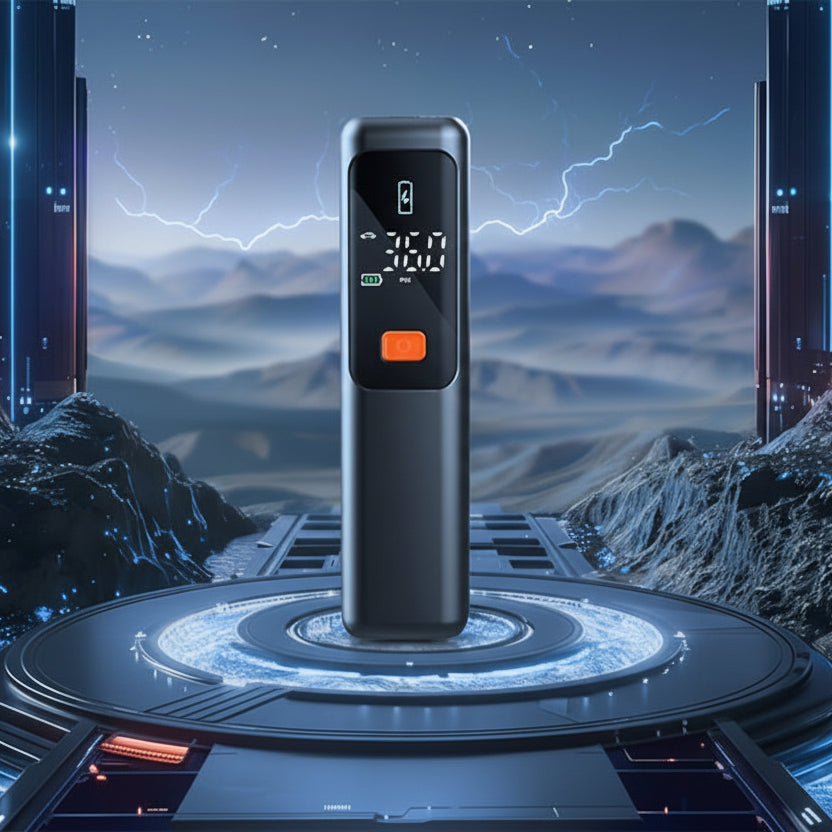 QuickCharge 150 PSI Portable Tire Inflator with LCD Readout